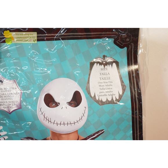 Halloween Adult Jack Skellington Nightmare Before Christmas Costume OSFM* - Picture 7 of 9